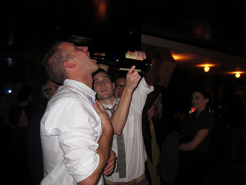 Layback with the trophy