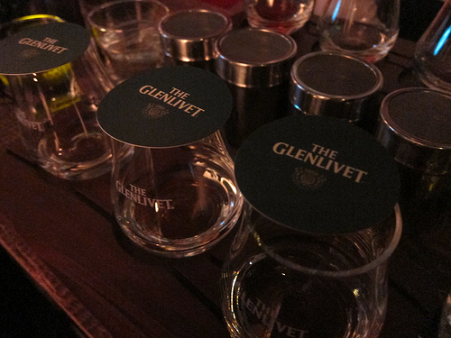 Glenlivet Scotch tasting