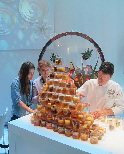 Cocktails from the Aviary at the LA Food & Wine Grand Tasting