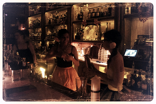 The ladies of Cole's taking over La Descarga for LUPEC tiki nights