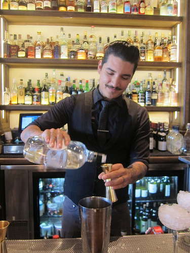 Scopa bartender Gilber Marquez