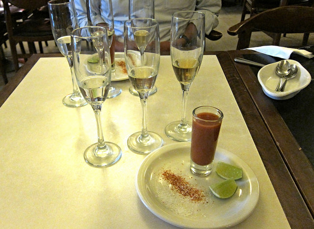 Tequila Partida tasting: blanco, reposado, anejo